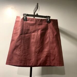 Pants Store Vegan Leather Skirt -Size Large